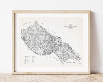 Santa Cruz Surfing Map