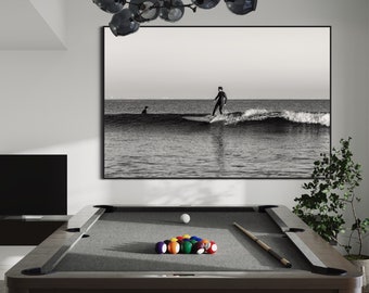 XL Wall Art - Surfer at Surfrider Beach, Malibu California