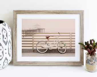 Bicycle at Manhattan Beach Pier Photography