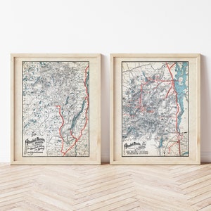 Adirondack Mountains Map Set