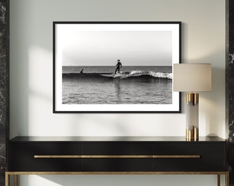 Surfer at Surfrider Beach, Malibu California - Fine Art Photography