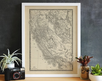 California State Map Digital Download