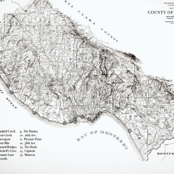 Santa Cruz Map