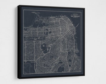 Framed San Francisco Canvas Art