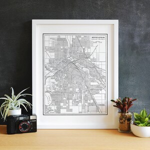 Minneapolis Map Art