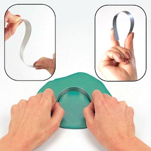 Polymer Clay Cutting Blade, Flexible Steel (Thin, Curved Precision) - Wholesale