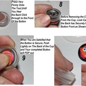 Craft Sewing Buttons: Fabric Covered Shank Backs 19mm - Wholesale image 4