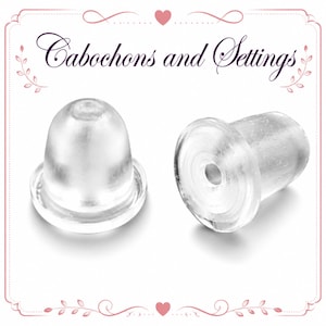 Rubber Earring Backs Rounded Soft Stops for Posts and Ear Wires - Wholesale