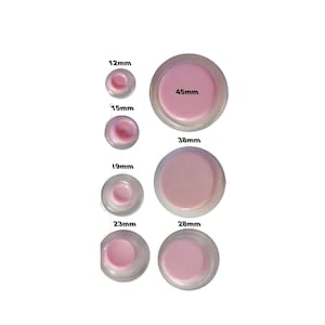 Strumento per la creazione di bottoni in tessuto - Seleziona la dimensione per tessuti sottili