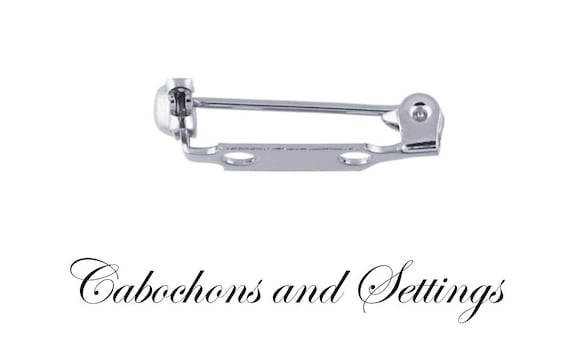 Bar Brooch Pin Back Lock 19mm 25mm 32mm 38mm 45mm Etsy