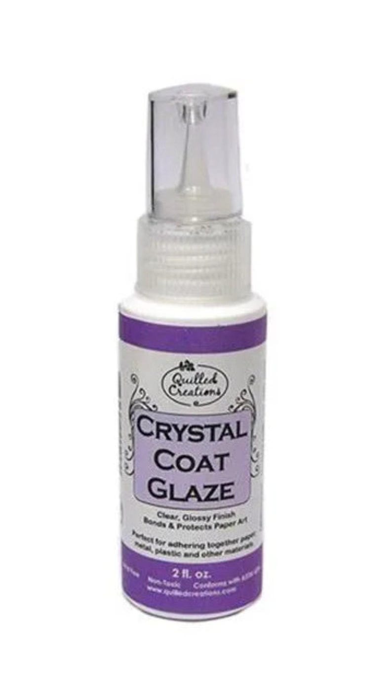 1 x Crystal Coat Gloss Glaze 2fl oz Bottles Quilled Creations - Wholesale afbeelding 2