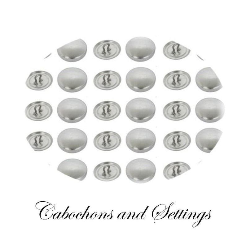 Craft Sewing Buttons: Fabric Covered Shank Backs 19mm - Wholesale image 1