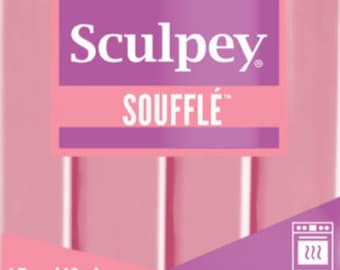 French Pink Souffle Polymer Clay Lightweight Flexible Suede Finish - Wholesale