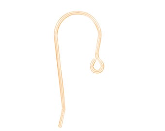 Gold French Earwires, Hypoallergenic Hooks USA Made - Wholesale