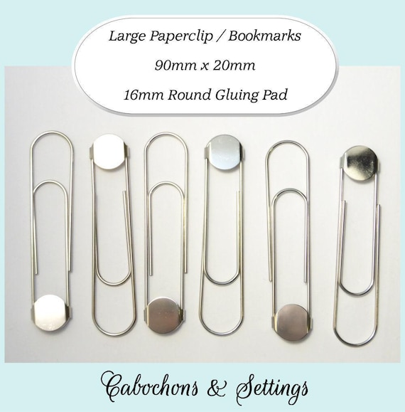 Paper Clip Bookmarks: Large Flat Pad - Handmade Craft Clips - Wholesale