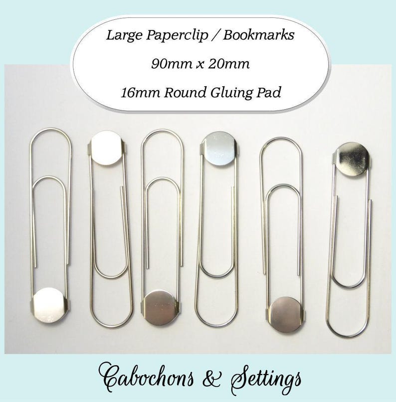Paper Clip Bookmarks: Large Flat Pad - Handmade Craft Clips - Wholesale image 1