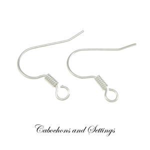 Silver French Ear Wire Hooks - Hypo-Allergenic, Nickel Free - Wholesale
