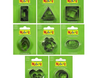 Juego de cortadores de arcilla Makin's - Aptos para alimentos, 3 formas para manualidades - Venta al por mayor