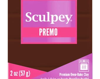 Burnt Umber Premo Polymer Clay - Durable, Easy to Blend, Sculpey - Wholesale