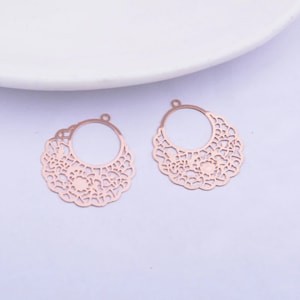 20mm Dainty - Filigree Earring Charms
