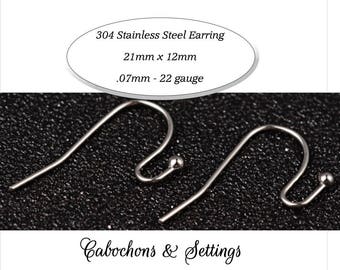 144 x Open Loop Shepherds Hooks - Stainless Steel