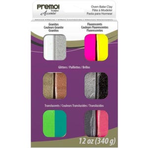 Premo Polymer Clay Multipack - 12 Colourful Crafting Shades - Wholesale