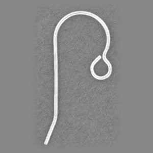 925 Sterling Silver French Ear Wire- Large Loop - USA Made  (Choose your Quantity)