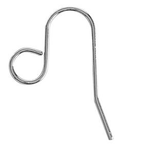 French Ear Wire Hooks: Large Loop Stainless Steel, Hypoallergenic