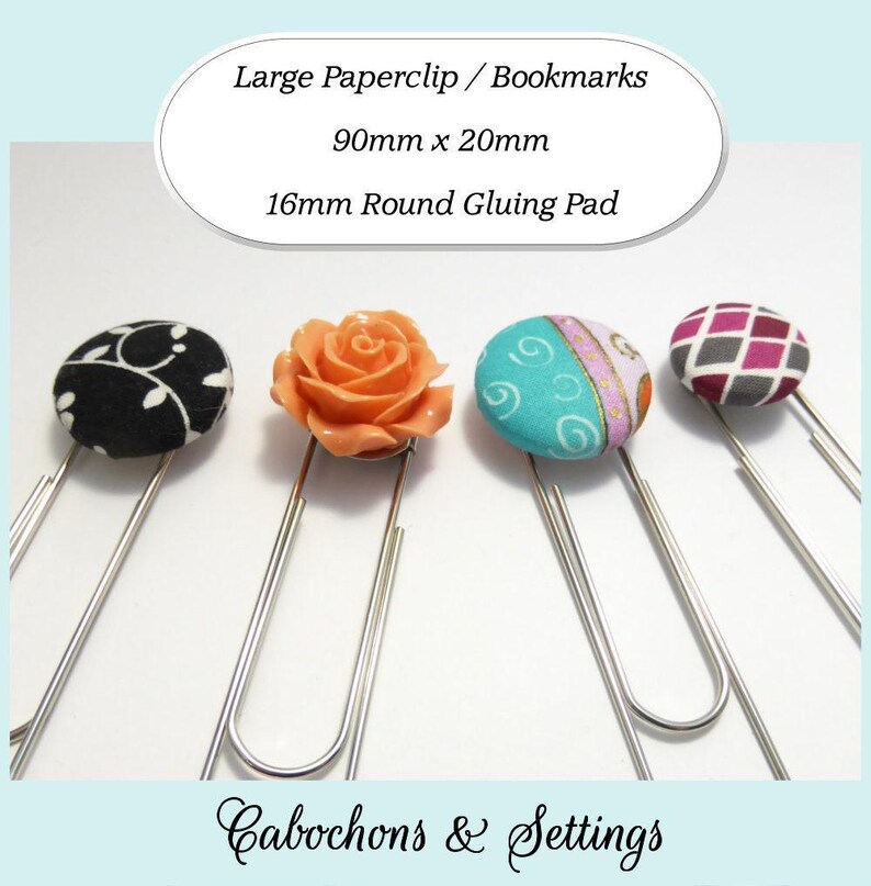 Paper Clip Bookmarks: Large Flat Pad - Handmade Craft Clips - Wholesale image 5