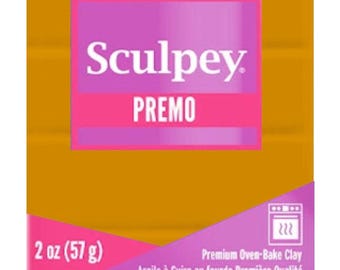 Mustard Premo Polymer Clay - Flexible and Durable for Jewelry - Wholesale