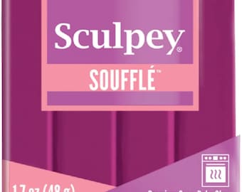 Wild Orchid Souffle Polymer Clay: Lightweight, Flexible Suede Finish - Wholesale