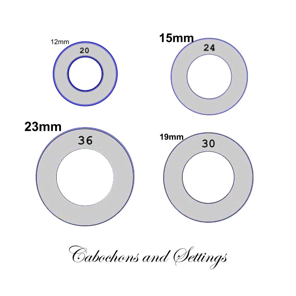 Template for Measuring Fabric to Make Self Cover Buttons Etsy Australia