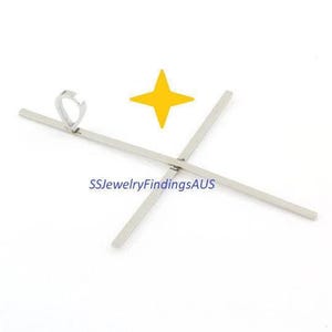 1 Piece Stainless Steel Pendant Claw Setting with Loop Hypoallergenic Tarnish Resistant - Wholesale