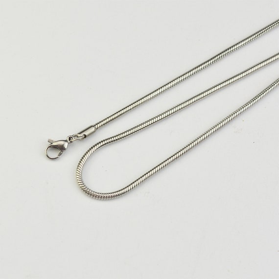 1.5mm Snake Chain Stainless Steel 