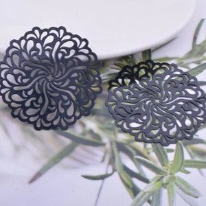 43mm Fireworks - Filigree Earring Charms