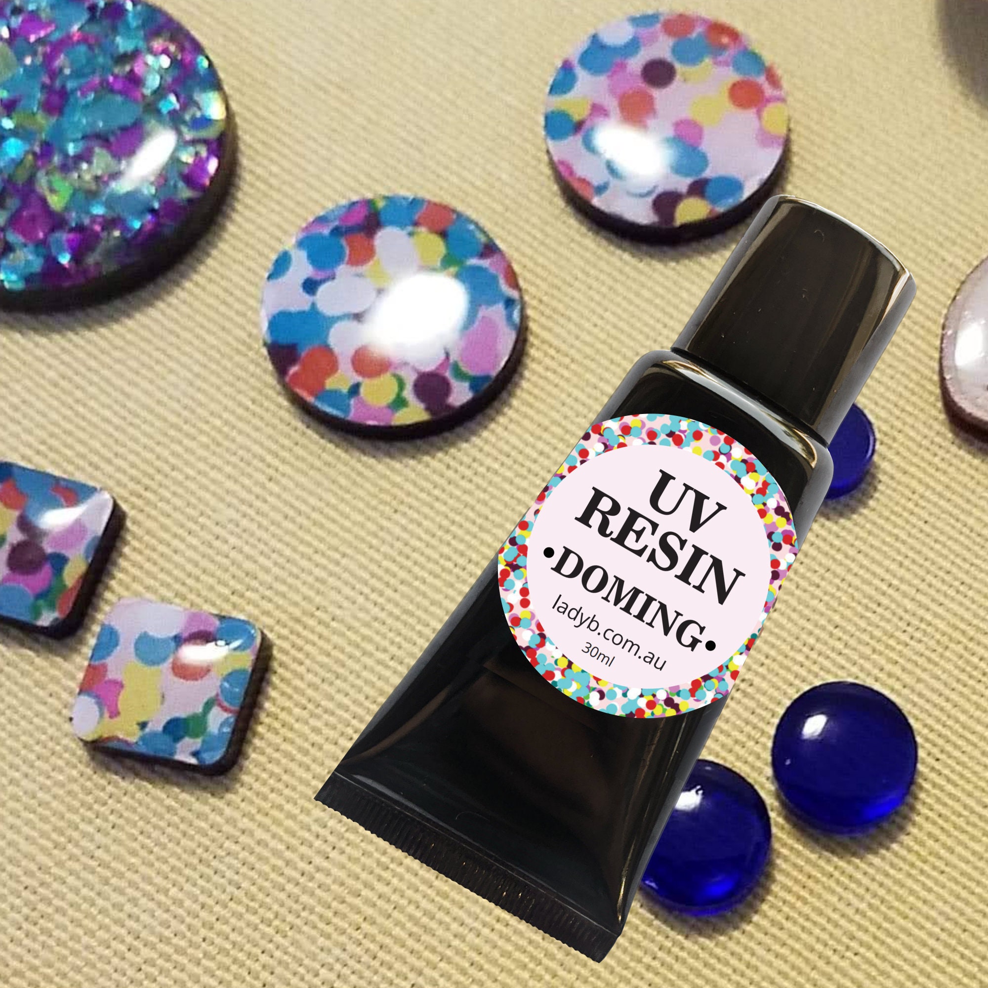 UV Cure Resin Glaze Lisa Pavelka Magicglos or Lady B's Etsy Australia