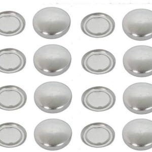 Concave Flatback Buttons: 38mm Fabric DIY Set - Wholesale
