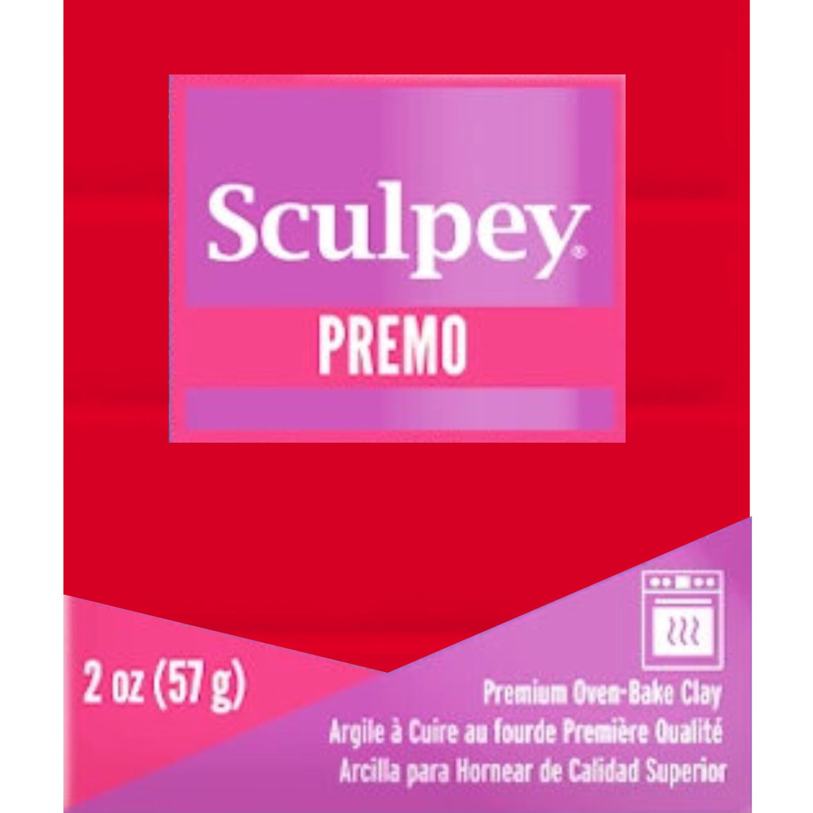 Premo Sculpey Polymer Clay 1lb-Cadmium Red Hue