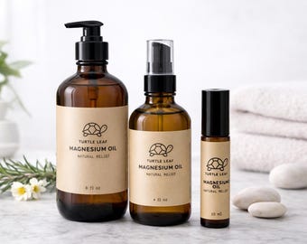 Magnesium Oil Pump for Sleep & Muscle Relaxation | Natural Night Routine | Stress Relief Gift