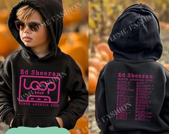 Ed Sheeran Loop Tour Hoodie – | Front & Back Print | DTF | S–5XL
