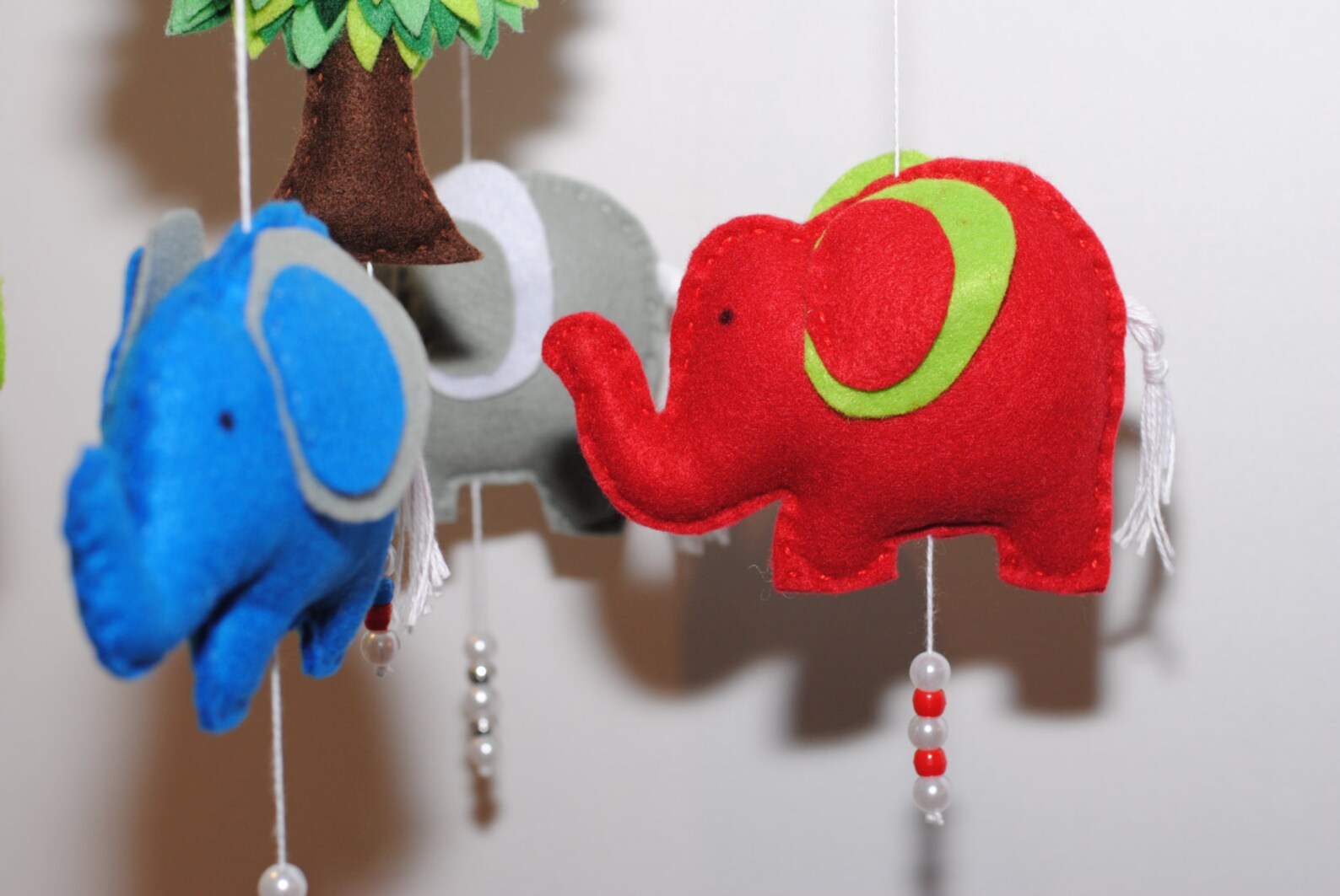 Baby Elephant Mobile Nursery mobile crib mobile unisex Etsy