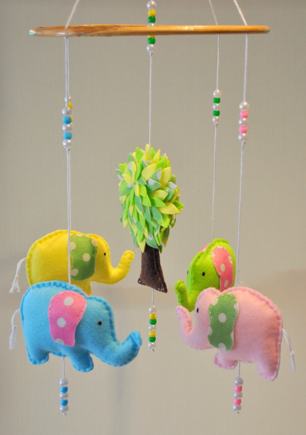 Baby Elephant Mobile Nursery mobile crib mobile unisex Etsy