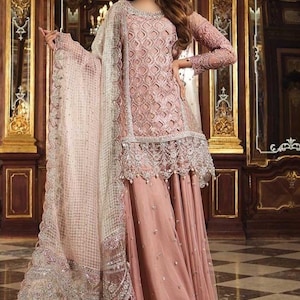 formal unstitched dress Yusra Embroidered Unstitched Dress for Women