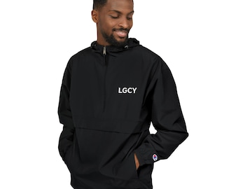 LGCY Logo Anorak Jacket | Packable Hooded Windbreaker