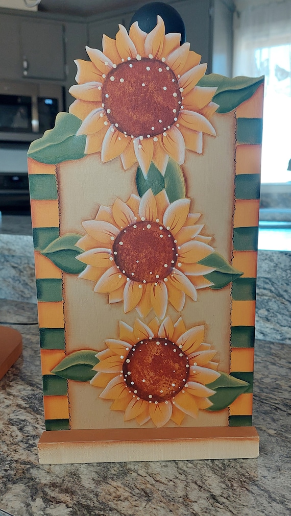 Sunflower Paper Towel Holder 
