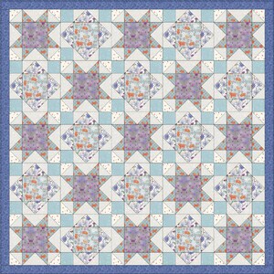 Flying Geese Quilt Pattern PDF, Beginner Patchwork Tutorial, 70 Inch Quilt