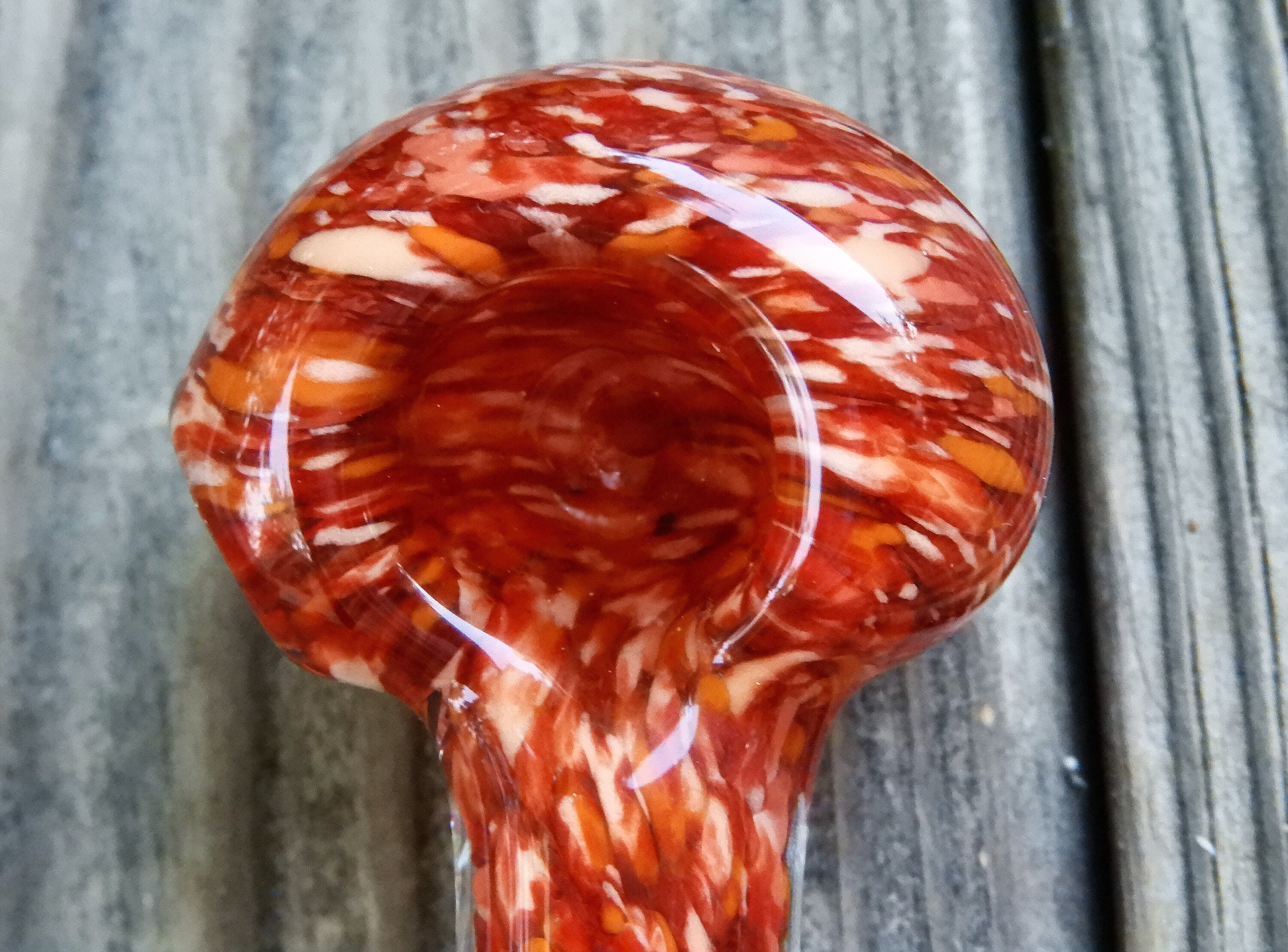 Glass Smoking Pipe Orange Burnt Orange Glass Smoking Bowl Glass Spoon Pipe Glass Tobacco Pipe Unique Glass Pipes Stocking Stuffer glass smoking pipe orange burnt orange