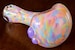 Pastel Rainbow Glass Smoking Pipe, Pipe for Smoking, Glass Smoking Bowl, Slyme Glass 