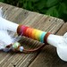 Long glass unity smoking spoon pipe, Celebration accessories, Unique smoker gifts, Relaxation tools, Moonstone, White glass pipes 