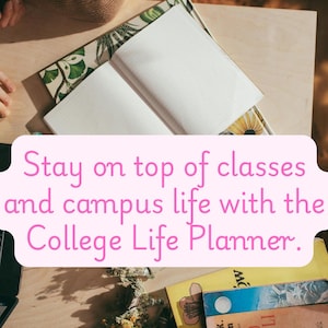 Digital College Planner for GoodNotes Academic Semester Planner Calendrier des cours, suivi des devoirs et des examens